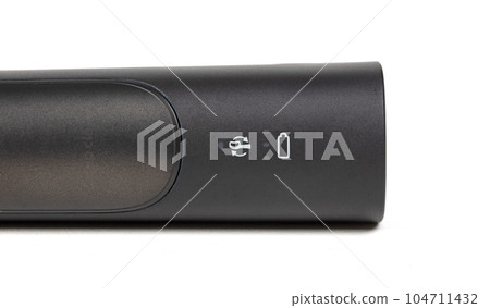 Modern toothbrush isolated on white background 104711432