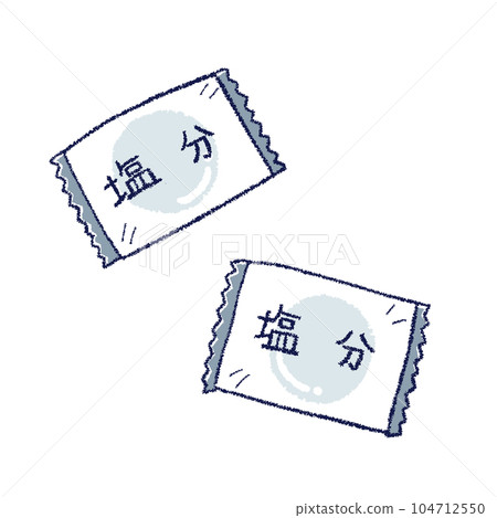 Candy containing salt to prevent heatstroke Candy containing salt to prevent heatstroke 104712550