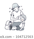 Collapse due to heat stroke 104712563