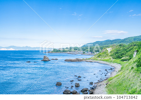 Hogetsu Coast Takanozaki, the most scenic spot on the Tsugaru Peninsula 104713842