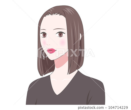Fashionable woman illustration 4 Fashionable woman illustration 4 104714229