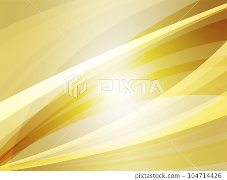 Waveform abstract background illustration of luminous color imagining internet technology_light gold 104714426