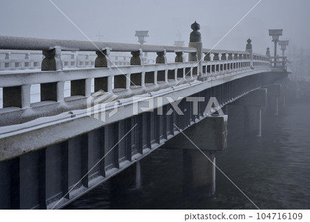 冬天的松江大橋 冬天的松江大橋 104716109