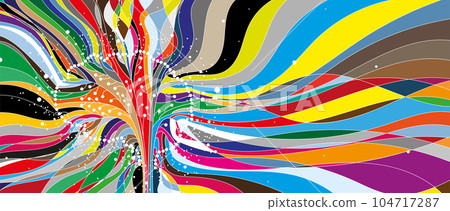 Abstract Artificial intelligence. Cloud computing. Machine learning. Technology web background. Virtual concept 104717287