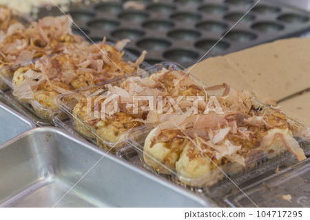 Takoyaki Flour Food Teppanyaki Stall Fair Octopus 104717295