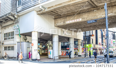 Cityscape of Meguro-ku, Tokyo Metropolitan University Station Cityscape of Meguro-ku, Tokyo Metropolitan University Station 104717331