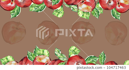 watercolor set. a red, juicy, ripe apple. for the design of postcards, packages watercolor set. a red, juicy, ripe apple. for the design of postcards, packages 104717463