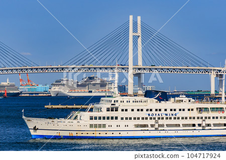 神奈川縣橫濱市皇家翼從橫濱港大棧橋出發 104717924