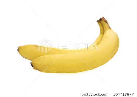 Banana isolated on white background 104718677