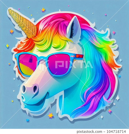 art unicorn art unicorn 104718714