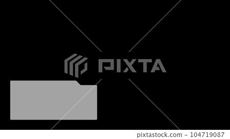 Label element for your text or info. Box Overlay isolated on black. Business infographic concept. 3D animation. Label element for your text or info. Box Overlay isolated on black. Business infographic concept. 3D animation. 104719087