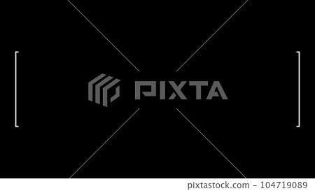 Expanding frame element for your text or label. Box Overlay isolated on black. Business infographic concept. 3D animation. Expanding frame element for your text or label. Box Overlay isolated on black. Business infographic concept. 3D animation. 104719089