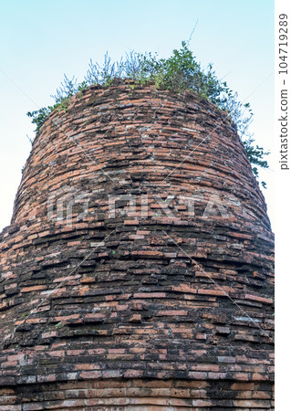 Ayutthaya, Thailand - Jan 1,2018; Ruins of the ancient city in Ayutthaya Which used to be the capital of Thailand about 300 years ago, is now a popular tourist destination for foreigners. Ayutthaya, Thailand - Jan 1,2018; Ruins of the ancient city in Ayutthaya Which used to be the capital of Thailand about 300 years ago, is now a popular tourist destination for foreigners. 104719289