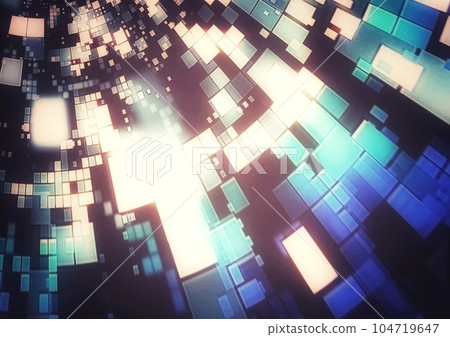 geometric background with splattered light squares - Stock Illustration ...