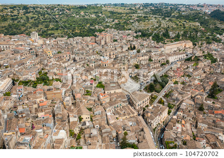 The architecture of Italian village called Modica The architecture of Italian village called Modica 104720702