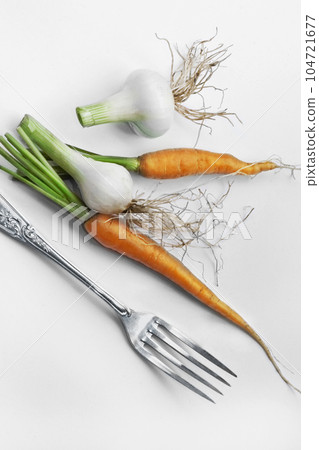 Vegetable on a table Vegetable on a table 104721677
