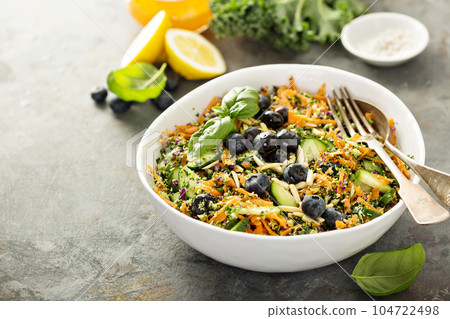 Detox superfood salad 104722498