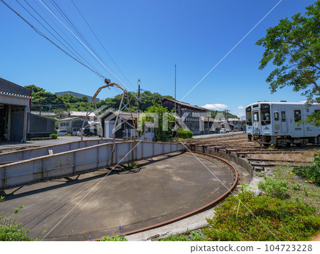 Turntable at Tenryu Futamata Station 104723228