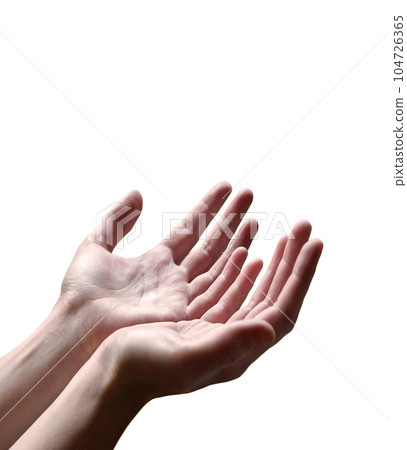 The outstretched hands of a praying man The outstretched hands of a praying man 104726365