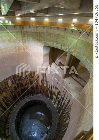 Saitama Prefecture, Kasukabe City, Metropolitan Area Outer Underground Discharge Channel, Huge Pit "Shaft No. 1" 104726559