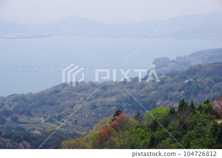 Looking towards Shido, Sanuki City from Aji Ryuozan Park, Kagawa Prefecture Looking towards Shido, Sanuki City from Aji Ryuozan Park, Kagawa Prefecture 104726812