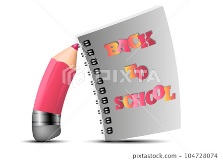Banner, concept of return to school, knowledge day, September 1, school pencil, multi-colored bright stationery. On white background with shadow and copy space Banner, concept of return to school, knowledge day, September 1, school pencil, multi-colored bright stationery. On white background with shadow and copy space 104728074
