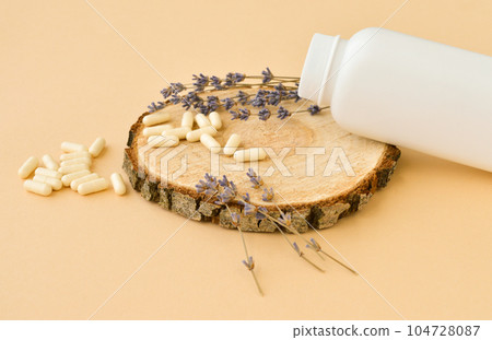 A mock-up of packaging of medical products. A mock-up of packaging of medical products. 104728087