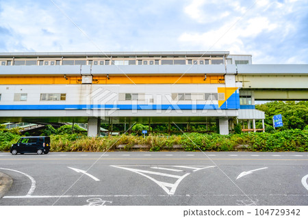 神奈川縣橫濱市幸浦站的城市景觀 神奈川縣橫濱市幸浦站的城市景觀 104729342