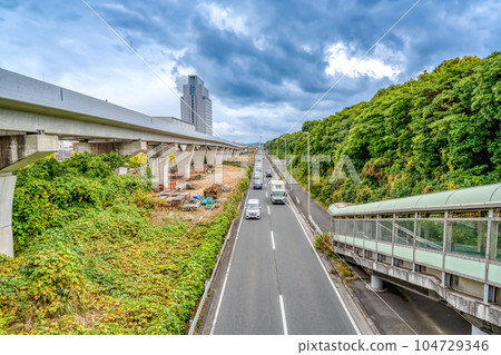 Cityscape of Yokohama City, Kanagawa Prefecture Sachiura Station Cityscape of Yokohama City, Kanagawa Prefecture Sachiura Station 104729346