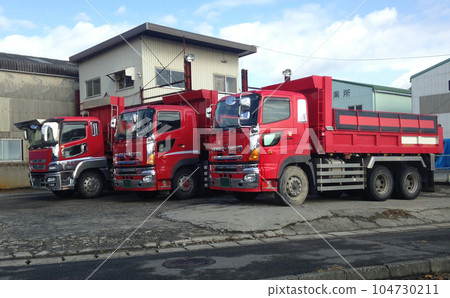 red dump truck red dump truck 104730211