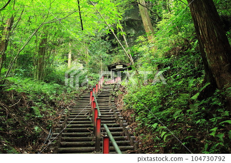Kumaso-ana leading to the forest stairs Kumaso-ana leading to the forest stairs 104730792