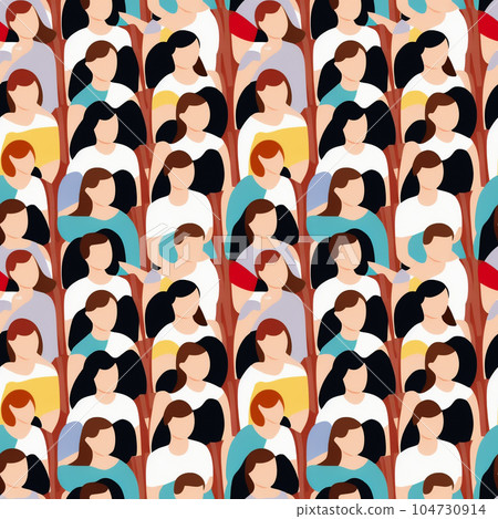 Infinite tile/crowd/audience 6 Infinite tile/crowd/audience 6 104730914