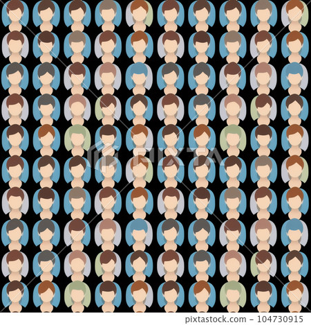 Infinite tile/crowd/audience 7 Infinite tile/crowd/audience 7 104730915