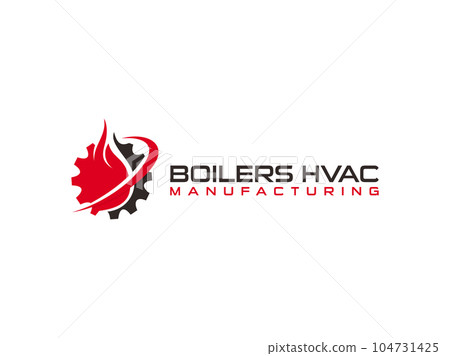Boilers hvac business logo for appeal to high end residential customers and commercial customers that shows the customer elite 104731425