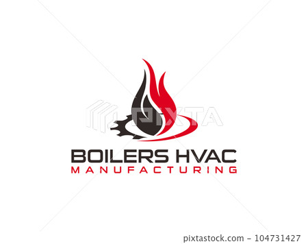 Boilers hvac business logo for appeal to high end residential customers and commercial customers that shows the customer elite 104731427