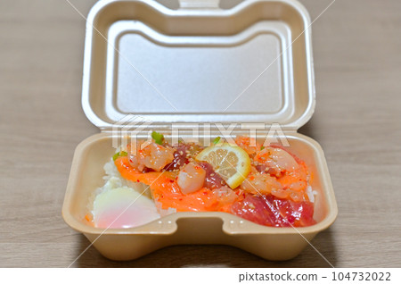 Poke bowl, seafood bowl, local gourmet, local food Poke bowl, seafood bowl, local gourmet, local food 104732022