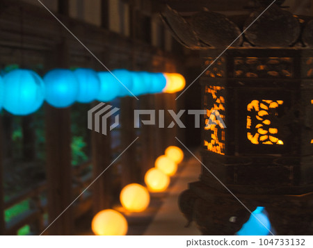 新潟縣加茂市青海神社的明里舞裡 新潟縣加茂市青海神社的明里舞裡 104733132