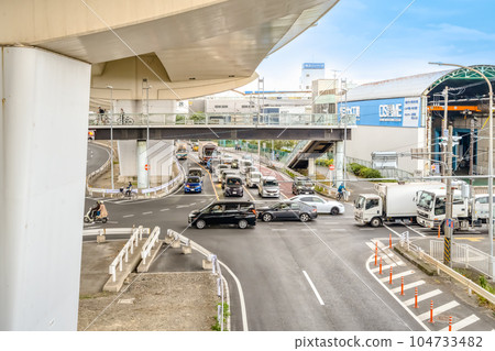 Urban landscape of Yokohama City, Kanagawa Prefecture Torihama Station 104733482
