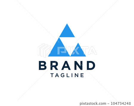 Abstract Initial Letter C Logo. Blue Rounded Line Infinity Style isolated on White Background. Usable for Business and Technology Logos. Flat Vector Logo Design Template Element Abstract Initial Letter C Logo. Blue Rounded Line Infinity Style isolated on White Background. Usable for Business and Technology Logos. Flat Vector Logo Design Template Element 104734248