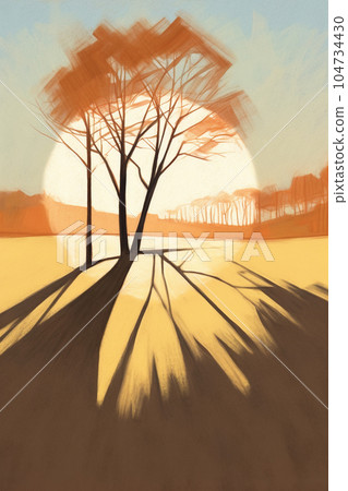 one tree 11 - Stock Illustration [104734430] - PIXTA