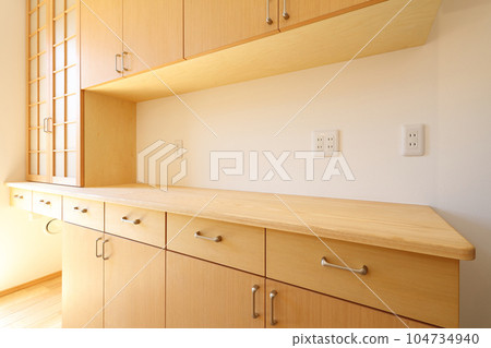 時尚的廚房房間形象 時尚的廚房房間形象 104734940