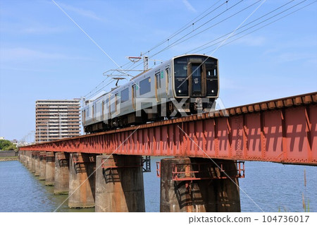 [JR九州]817系（日豐本線：宮崎～南宮崎/大淀川鐵道橋） 104736017