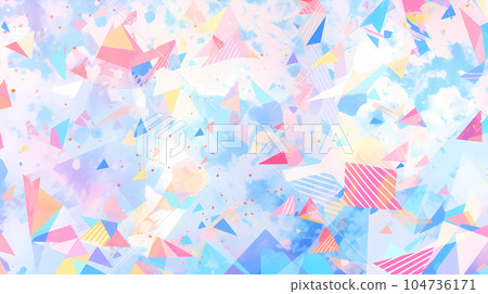 唯美的抽象艺术感多彩的花纹背景 104736171