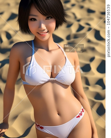A swimsuit lady A swimsuit lady 104736539