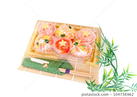 七夕手工玫瑰花單張壽司飯盒【白底】 七夕手工玫瑰花單張壽司飯盒【白底】 104736962