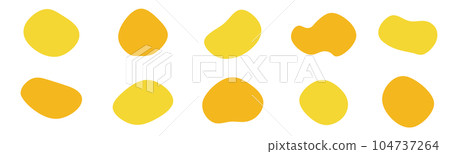 Cute abstract loose frame Set of cute abstract 104737264