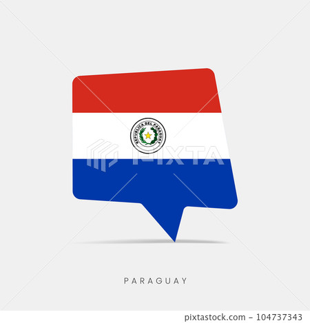 Paraguay flag bubble chat icon Paraguay flag bubble chat icon 104737343