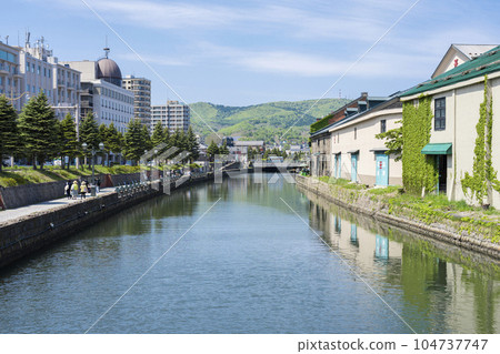 小樽運河的風景 小樽運河的風景 104737747