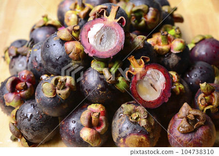 mangosteen fruit mangosteen fruit 104738310