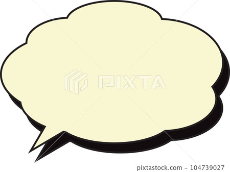 黃色陰影的雲氣球 104739027